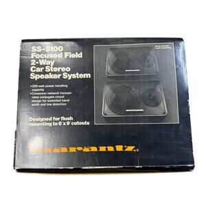 Marantz SS-5100 Focused Field 2-Way Car Stereo Speaker System Open Box